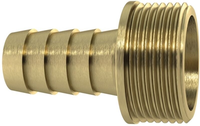 Riegler - 1/3 Schlauchverschr. G1x13 flachd. mit Bund, ch Ausf. ms