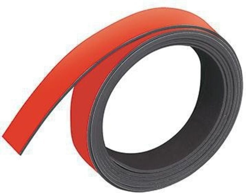 Magnetband 5 mm x 1 m (b x l) rot 5 mm x 1 m (b x l) rot