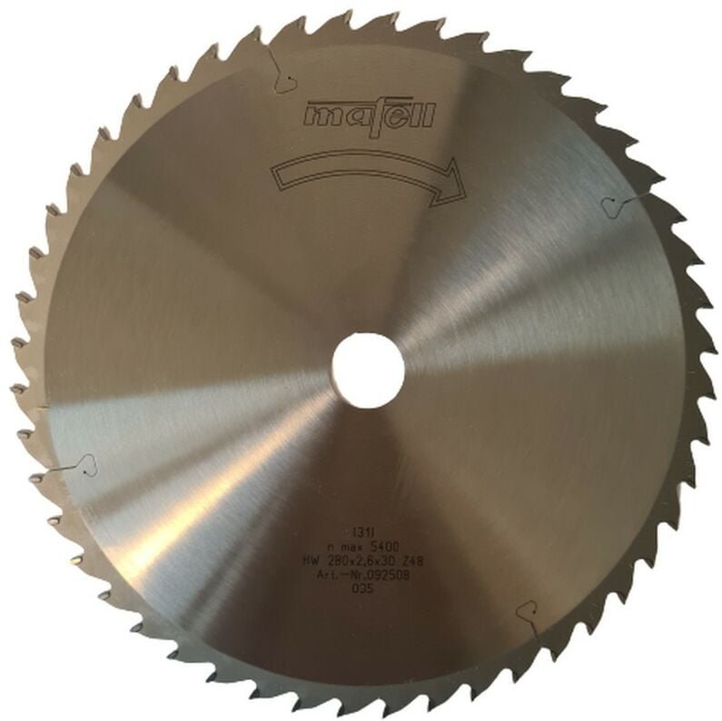 Mafell - Sägeblatt hm Blatt Unterflur Zugsäge erika 65 Säge 280x30 Z48 wz 092508