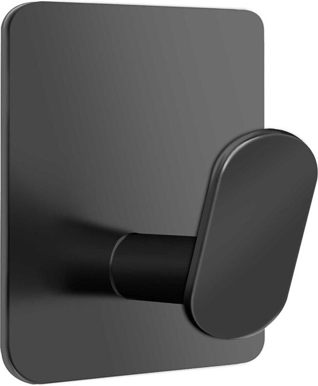 Shining House - Selbstklebender Edelstahl-Haken, 4 Stück 3M Edelstahl-Klebehaken, selbstklebende Badezimmerhaken, Wand-K...