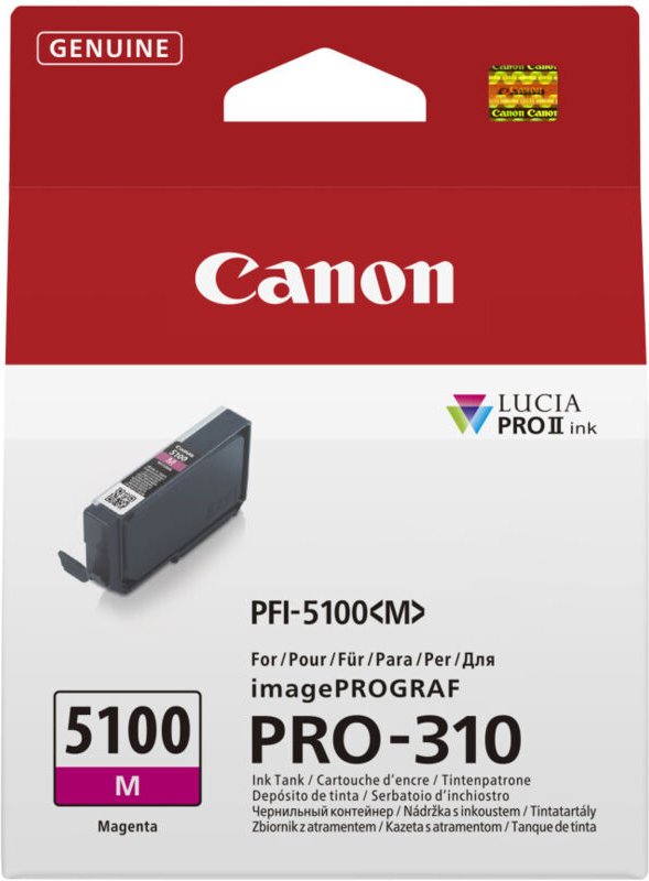 Canon PFI-5100 M Druckerpatrone 1 Stück(e) Original Magenta