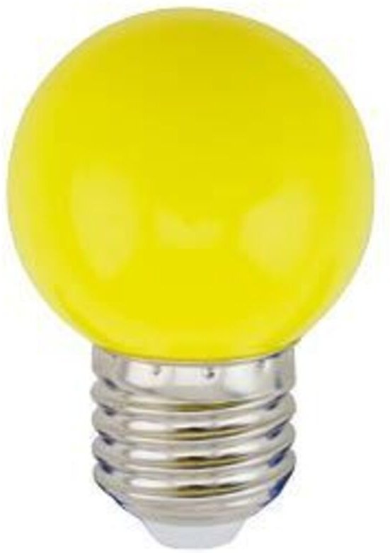 GSC - Kugelförmige LED-Glühbirne 1W E27 Gelb