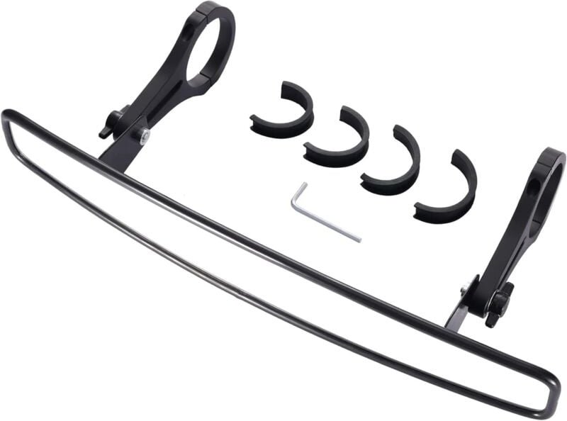Ersandy - 15' breiter Mittelspiegel in konvexer Form mit Klemmgelenk und 2' Gummiersatz für UTV-Spiegel rzr 800 1000 s 9...