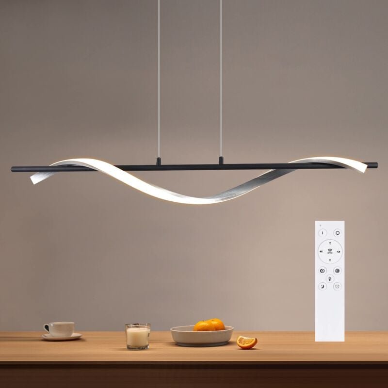 Gbly - Pendelleuchte led Hängelampe Esstisch - 22W Hängeleuchte Dimmbar Modern Design Pendellampe mit Fernbedienung Esst...