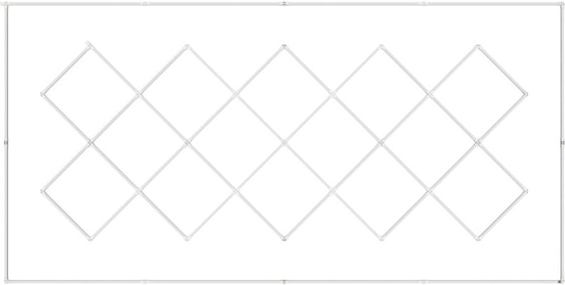LED-Garagenleuchten – 88.000 lm, 6500 k Kaltweiß, 14 quadratische Gitter-Deckenleuchte, helles DIY-Licht für Keller, Wer...