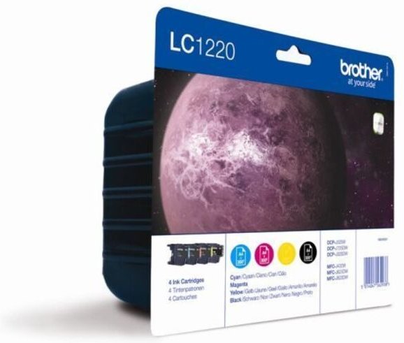 brother Tintenkartusche DCP J925 DW, LC-1220VALBP, black, cyan, magenta, yellow (LC1220VALBP)