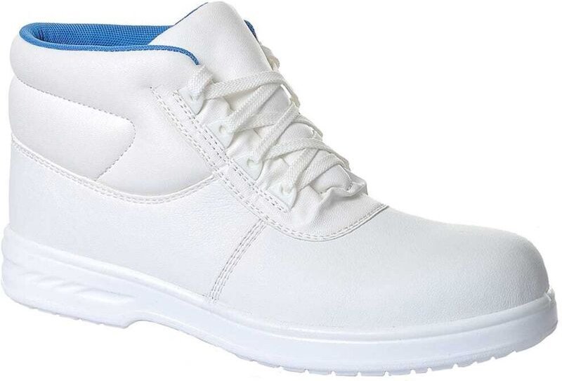 Brodequin Albus mit weißen Schnürsenkeln S2 Farbe: Weiß Größe 47 - Portwest