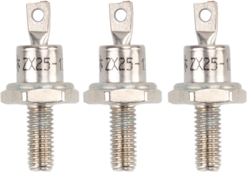 3-teiliges Spiral-Gleichrichterdiodenmodul, 25 A, hochfestes Eisen, als Ersatz für Generatoranoden