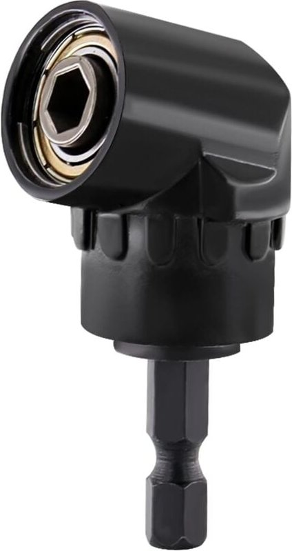 105°-Winkelschraubendreher-Adapter, rechtwinkliger Bohrer, 1/4-Zoll-Sechskantbohrer, magnetischer Winkelbit für Akkuschr...