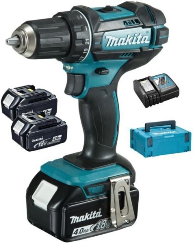 Bohrschrauber 18V 62 Nm Makita 3 Batterien 4 Ah DDF482RM3J MAKPAC DDF482RM3J