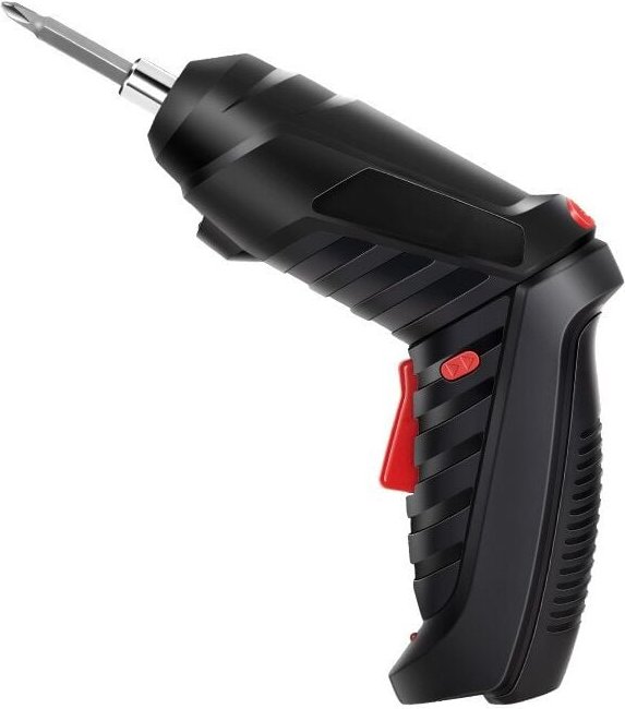 3,6 Nm Akku-Bohrschrauber, 1800 mAh 3,6 v Schraubendreher + 47 Zubehörteile, 2 Drehrichtungen + LED-Lampe, USB-Ladekabel...