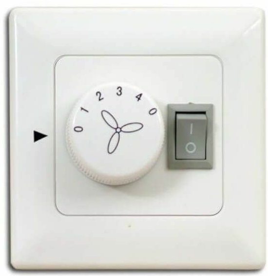 Wand/ Stufenschalter Deckenventilator mit Licht Aufputz