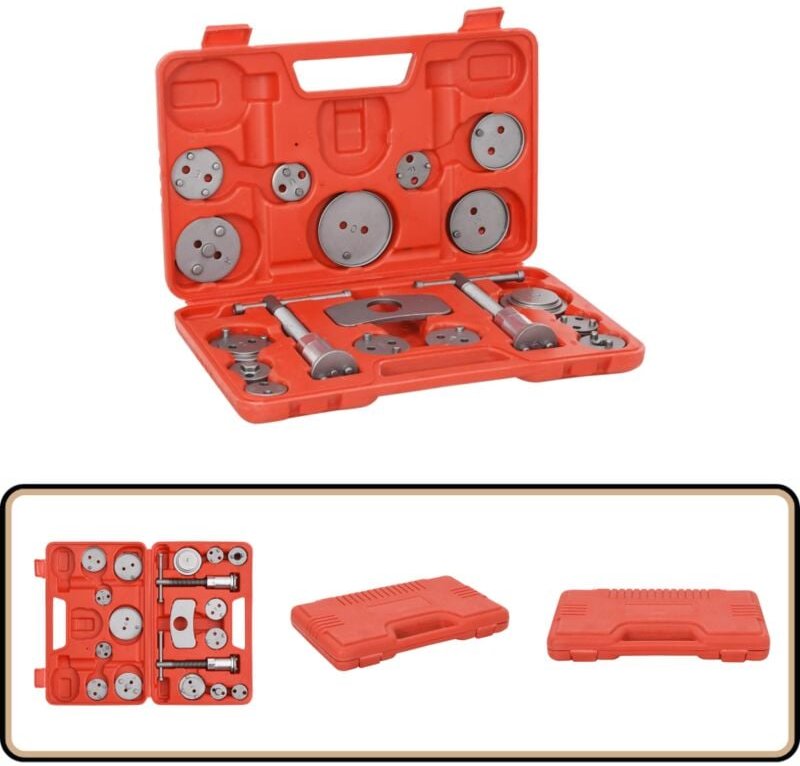 Vidaxl - 18-tlg. Bremskolbenrücksteller Set - Bremskolbenrücksetzer - Bremszange - Autowerkzeug - Werkstattbedarf - Auto...