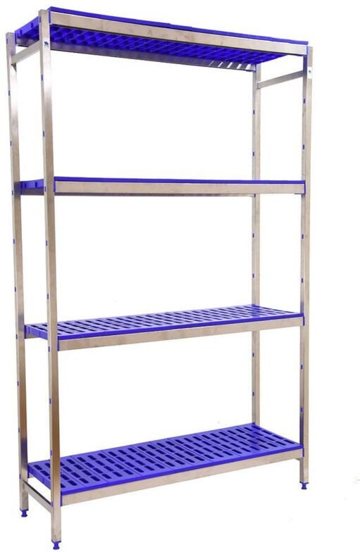 Simonrack SIMONINOX INITIAL 4PP Edelstahlregal blau