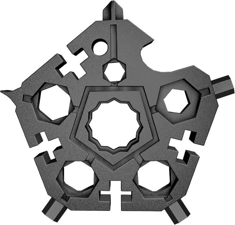 Memkey - 23-in-1-Schneeflocken-Multifunktionswerkzeug, Schneeflocken-Werkzeug, handgehaltenes Allmächtiges Werkzeug aus ...