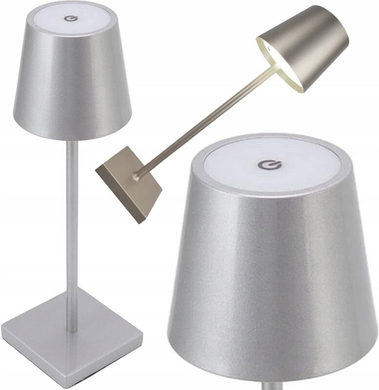 Lampe Metall 3000 Silber (10) GABB