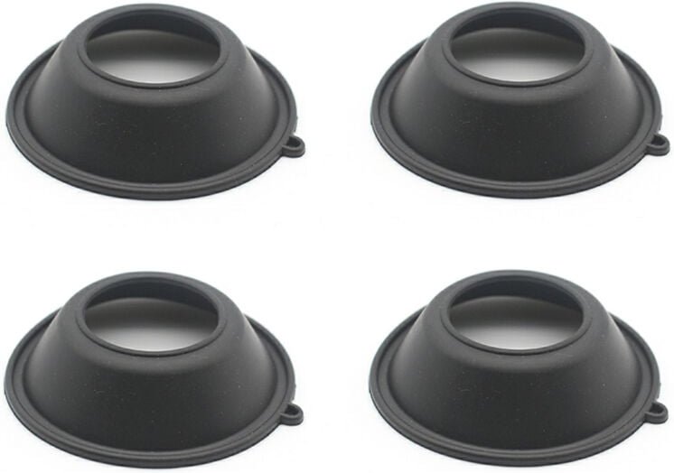 Tlily - Motorrad 4Pcs Vergaser Film Membran Gummi Vakuum Membran für VLX400 Steed400 VLX/Steed 400