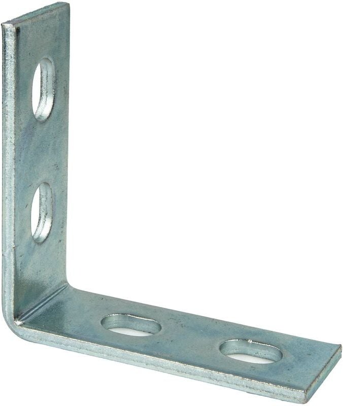 Tecuro - Montagewinkel 90° abgewinkelt, für Montageschiene Typ 38/40, Stahl verzinkt