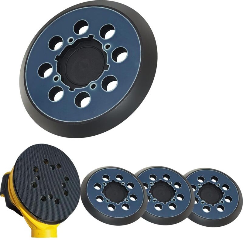4er-Pack Schleifpads für Dewalt, 5 Zoll 8-Loch-Klett-Ersatz-Exzenterschleifpads für DeWalt DWE6421 6421K DWE6423 6423K D...