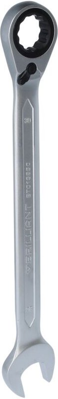 Brilliant Tools - Ratschenringschlüssel, umschaltbar, 30 mm