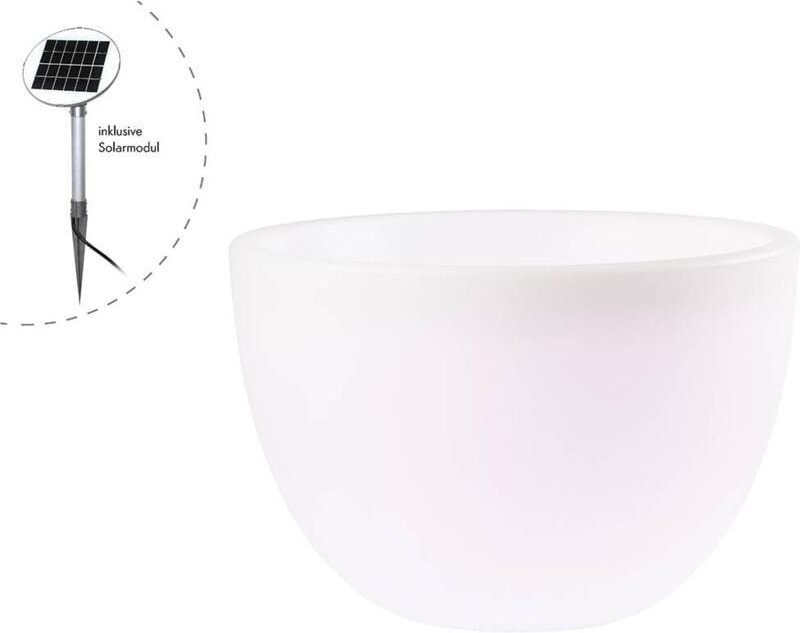 8 Seasons Design - 8 seasons Shining Curvy Pot xm Solar