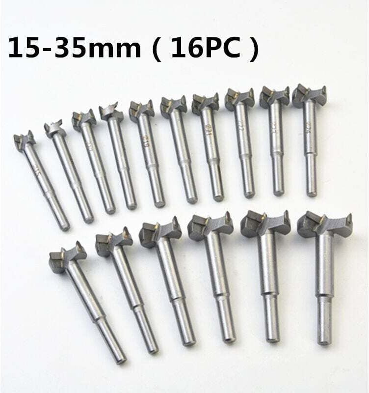 Hartmetall-Fräser, Einbau von sphärischen Türen, Schubladen, Formbohrer zum Bohren sauberer Löcher mit flachem Boden in ...