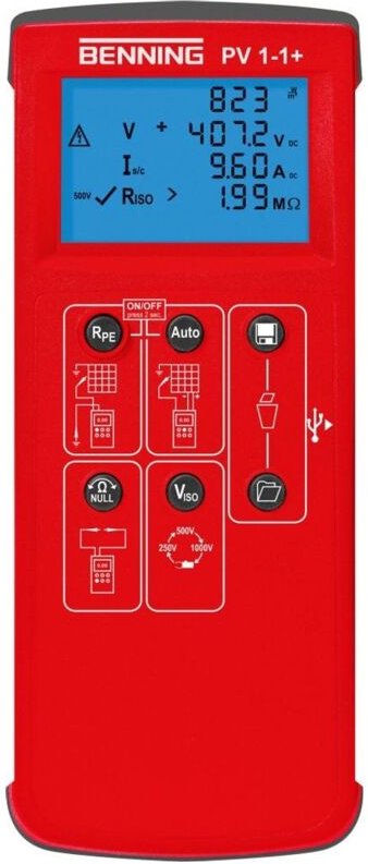Thumbnail - Photovoltaik-Installationstester pv 1-1+ - Benning