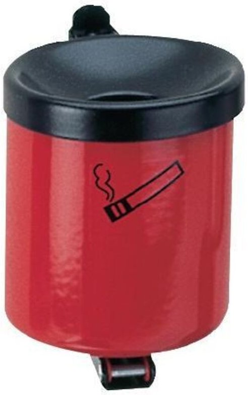 Wandascher Ø110xH120mm rot m.Kippvorrichtung TKG