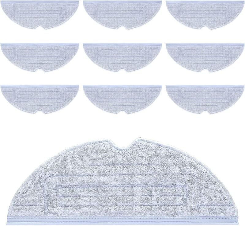 Ahlsen - Roborock S7 Wischmopp, 10 Stück Ersatzmopp für Roborock S7/S7 Plus/S7 MaxV/ S7 MaxV Plus/ S7 MaxV Ultra/S7 Pro ...