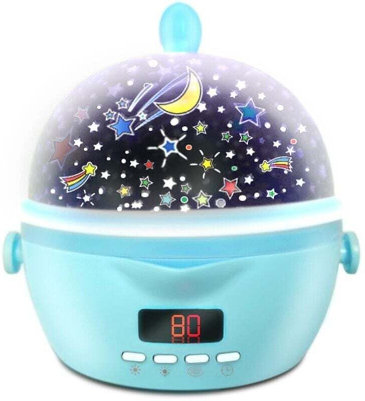 Nachtlicht für Kinder, Sternenprojektor, 360 ° drehbar, Planetenprojektor, LED-Licht, Sternenhimmel, kleines Atmosphären...