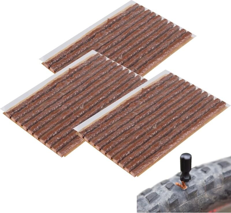 Schlauchloses Reifenreparaturset, Reifenreparaturdocht, Reifenreparaturstreifen, für Auto, Van, Motorrad, 30PCS-INHHUB