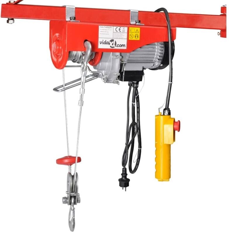 Elektrischer Seilhebezug 1000 w 300/600 kg Vidaxl