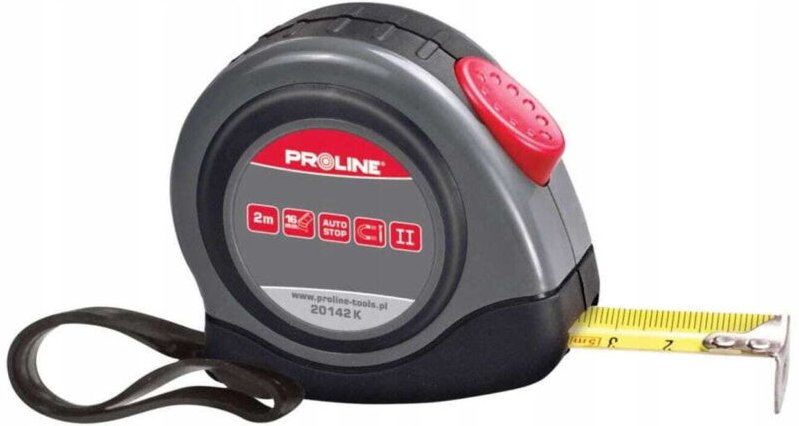 2 m Baumaßband mit Schloss