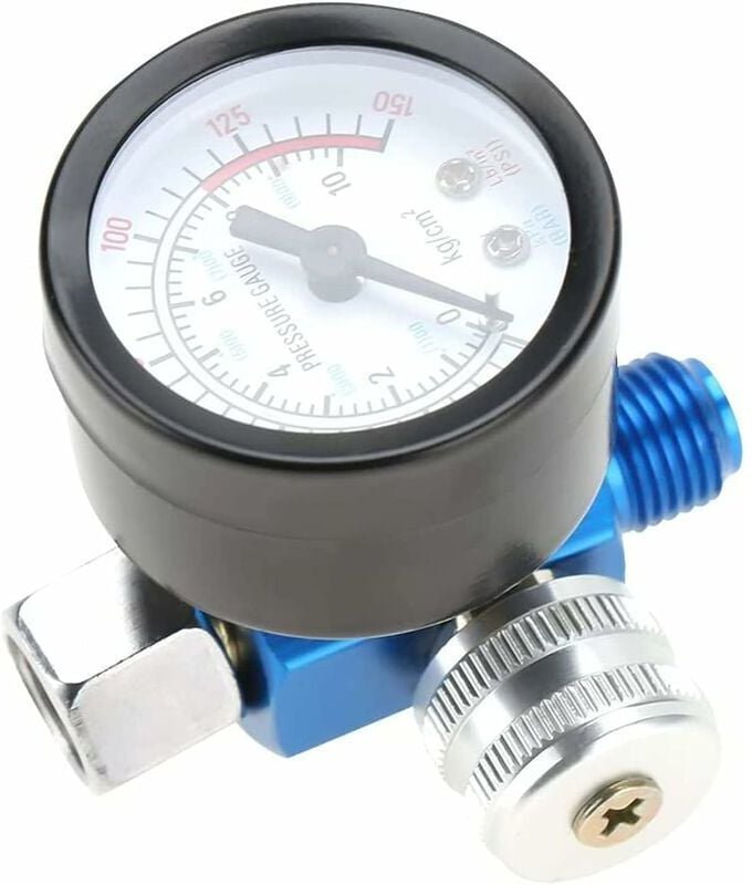 1/4 Zoll Luftdruckregler mit Manometer - Druckluftwerkzeug-Zubehör
