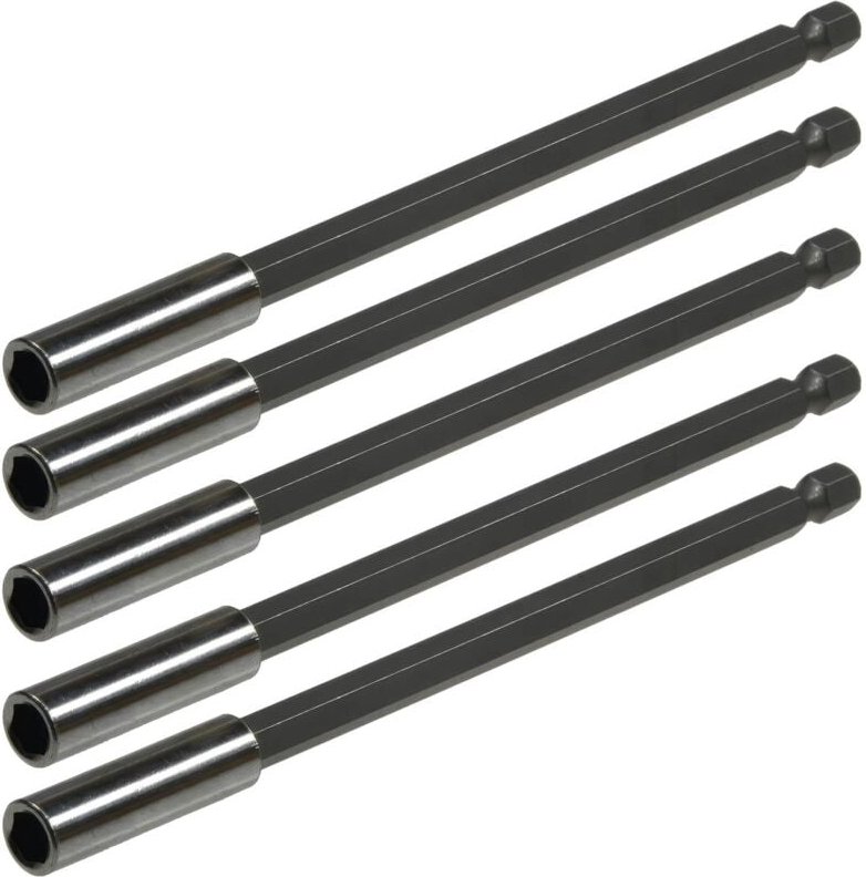 5er Set Magnet Bithalter 150mm lang magnetischer Bit Halter