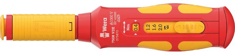 7508 vde Kraftform Safe-Torque Speed Drehmomentschraubendreher, 0,4-2, - Wera