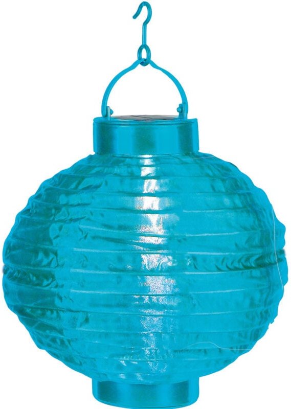 Thumbnail - Star - Trading led Solar-Lampion ,Festival', Dämmerungssensor, outdoor, 22cm, blau