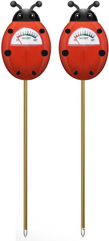 2er-Pack Bodenfeuchtigkeitsmessgerät, Gartenwerkzeug-Sets für die Pflanzenpflege, Pflanzenwassermonitor für Garten, Baue...