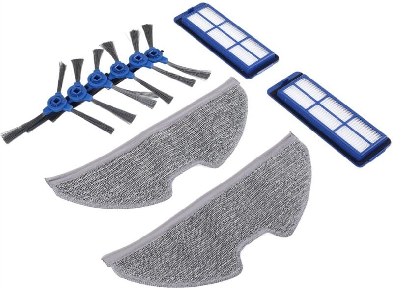 Für RoboVac G10 G30 Hybrid Ersatzfilter Mopp Tuch Seiten BüRste Roboter Staubsauger Teile ZubehöR