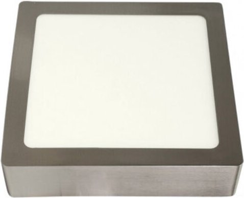 Fabrilamp - Downlight superf.toba 18w 4000k quadratisch nickel 1530lm 3,5x22,5x22,5 cm