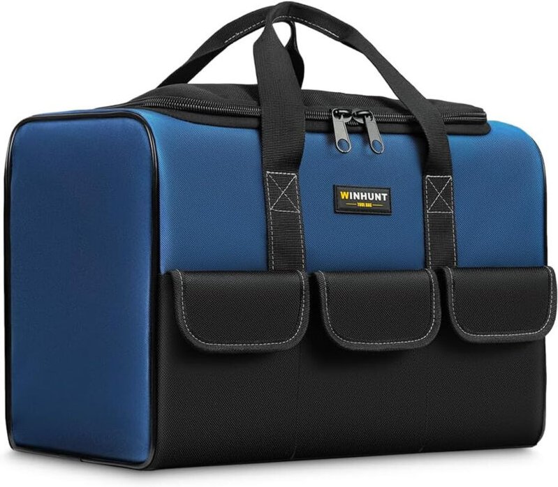 Werkzeugtasche, große Kapazität, 31 x 17 x 22 cm – Max. Belastung 10 kg – Viele Taschen für organisierte Aufbewahrung – ...