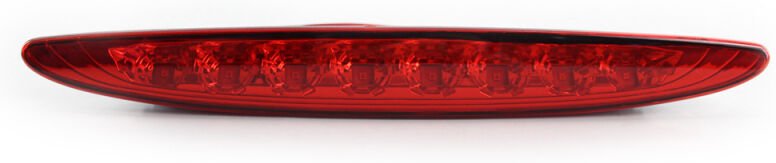 Terza luce di stop di ricambio per MINI Cooper 01-06 R50 R53, lente trasparente, cornice rossa lucida montata in alto