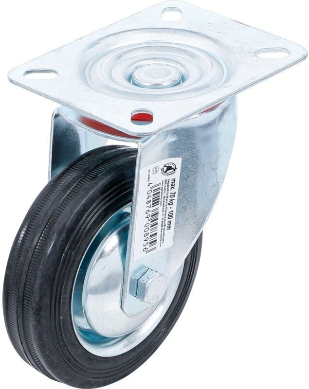 Lenkrolle mit Anschraubsockel ø 100 mm