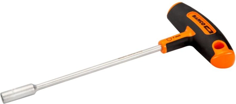 Bahco Steckschlüssel für Sechskantschrauben mit T-Griff, 5,5 mm x 136 mm