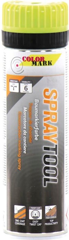 Dupli Markierungsspray, Neongelb, 500ml - Motip