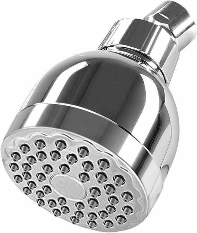 3-Zoll-Hochdruck-Duschkopf, abnehmbarer wassersparender Regenduschkopf, Anti-Kalk-Beschichtung, Chrom-Finish für Badezim...