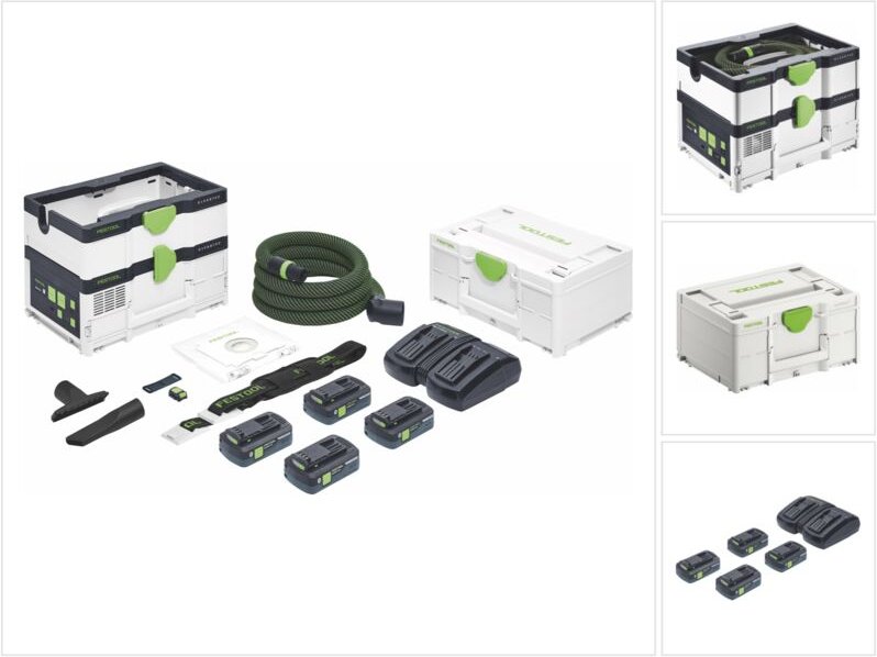 Akku-Absaugmobil cleantec ctlc sys hpc 4,0 I-Plus - Festool