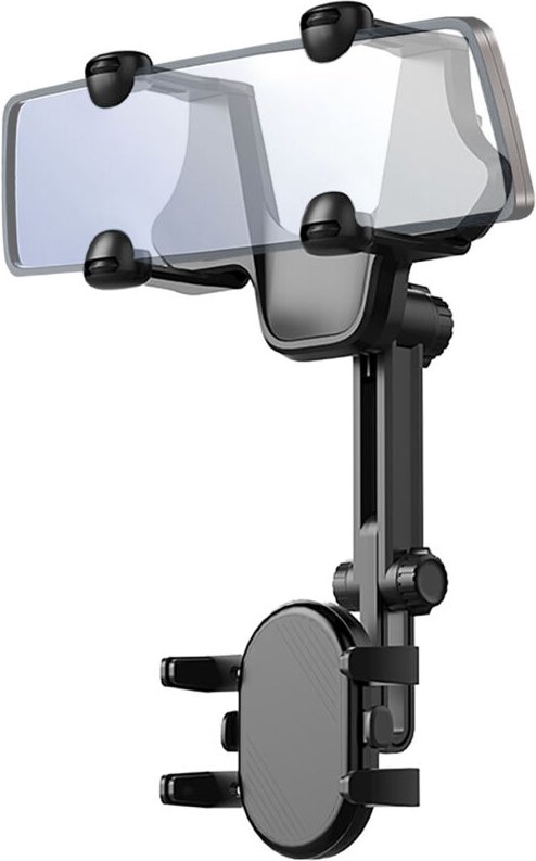 Autotelefonhalter für Rückspiegel, Arm 18cm - schwarz