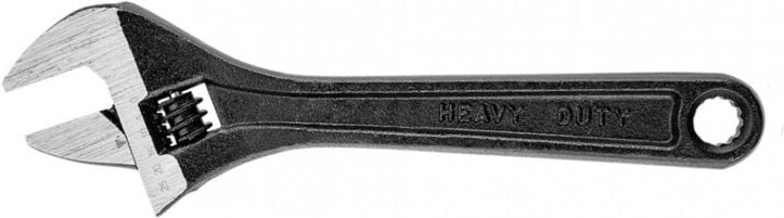 Rollgabelschlüssel mit Ringschlüssel in versch. Größen schwarz 200 mm