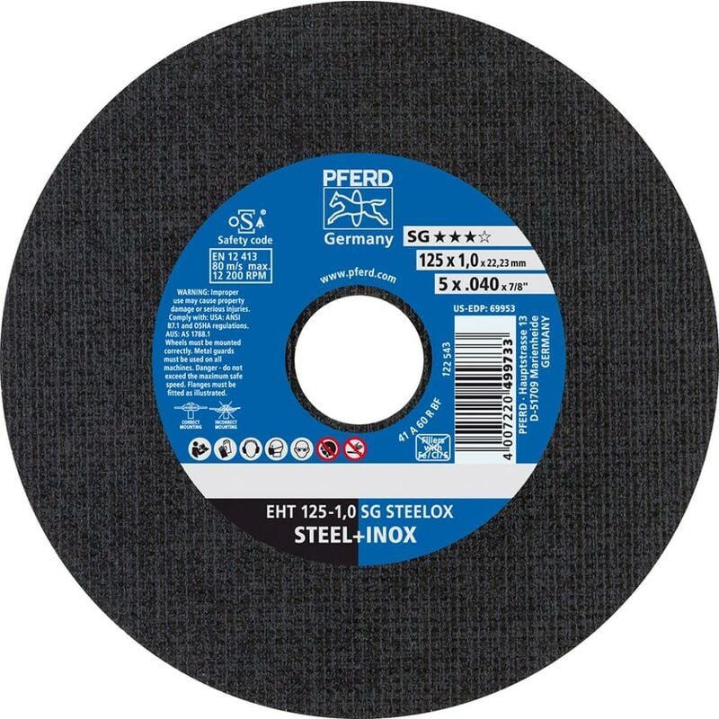 Trennscheibe gekröpft A46RSG-INOX 115x2,4mm Pferd